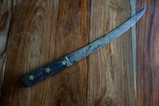 Vintage Foster Bros "Gold Star" Butcher Knife