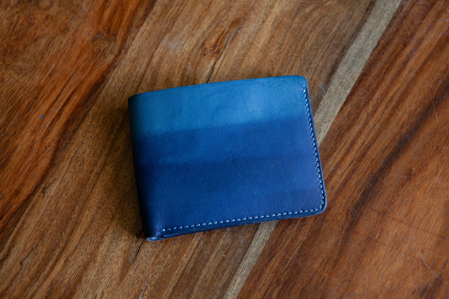 Indigo Surplus - Full Dip Gradient Indigo Bi-fold Wallet