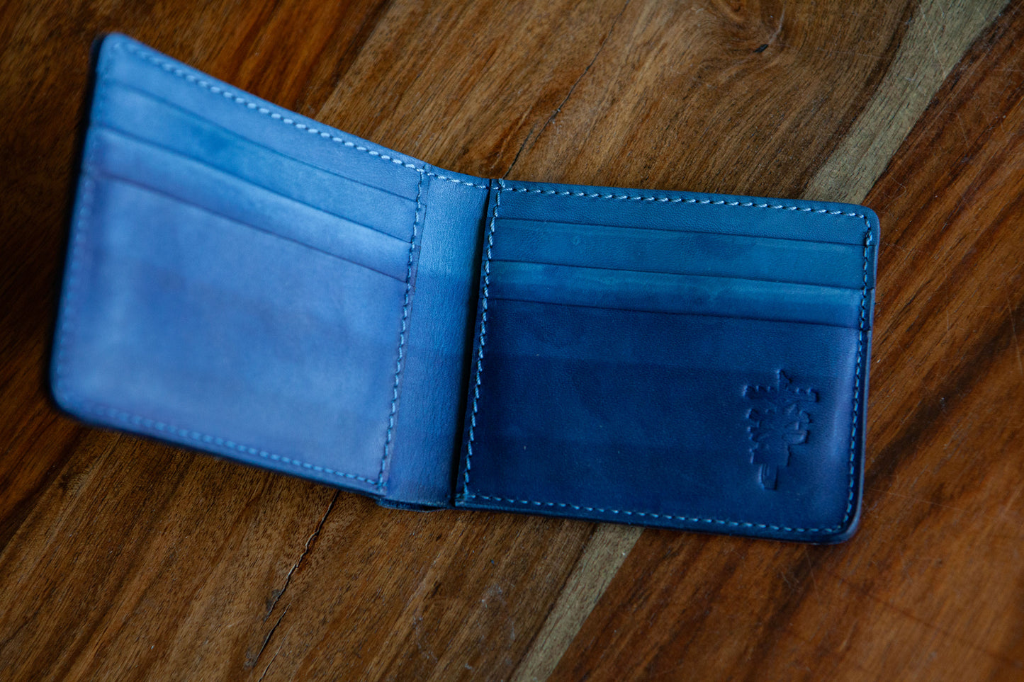 Indigo Surplus - Full Dip Gradient Indigo Bi-fold Wallet