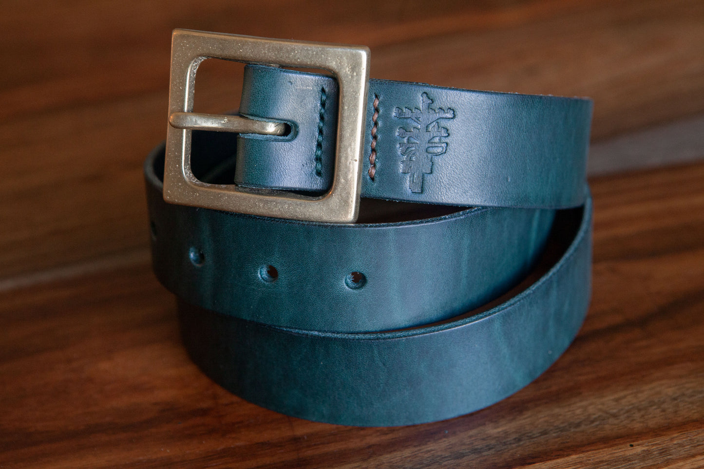35mm Japanese Garrison Brass Belt - You choose the leather!